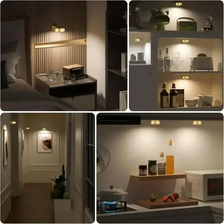 (1+1 Gratis) Trådløs LED-Billede Belysning – Sætter din kunst perfekt i scene