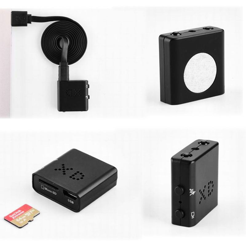 LuminaKey Nano Spy Kamera 1080P Kompakt Med Lyd Og Nattesyn | Petprovac