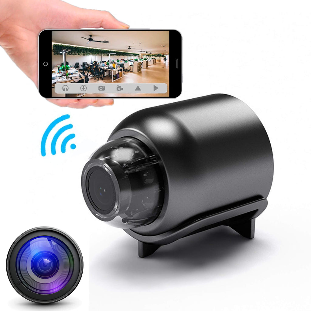 NovaGuard 1080P Mini Vandtæt WiFi Overvågningskamera med 160-Graders Nattesyn | Petprovac