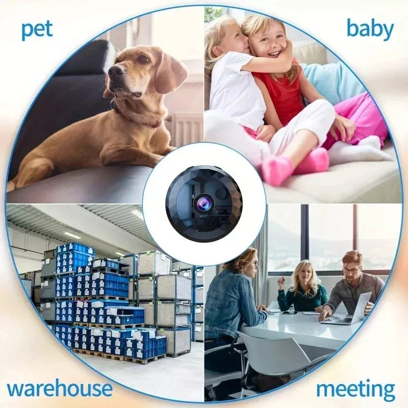 Magnetisk Mini WiFi Kamera – Diskret og Pålidelig til Dag og Nat