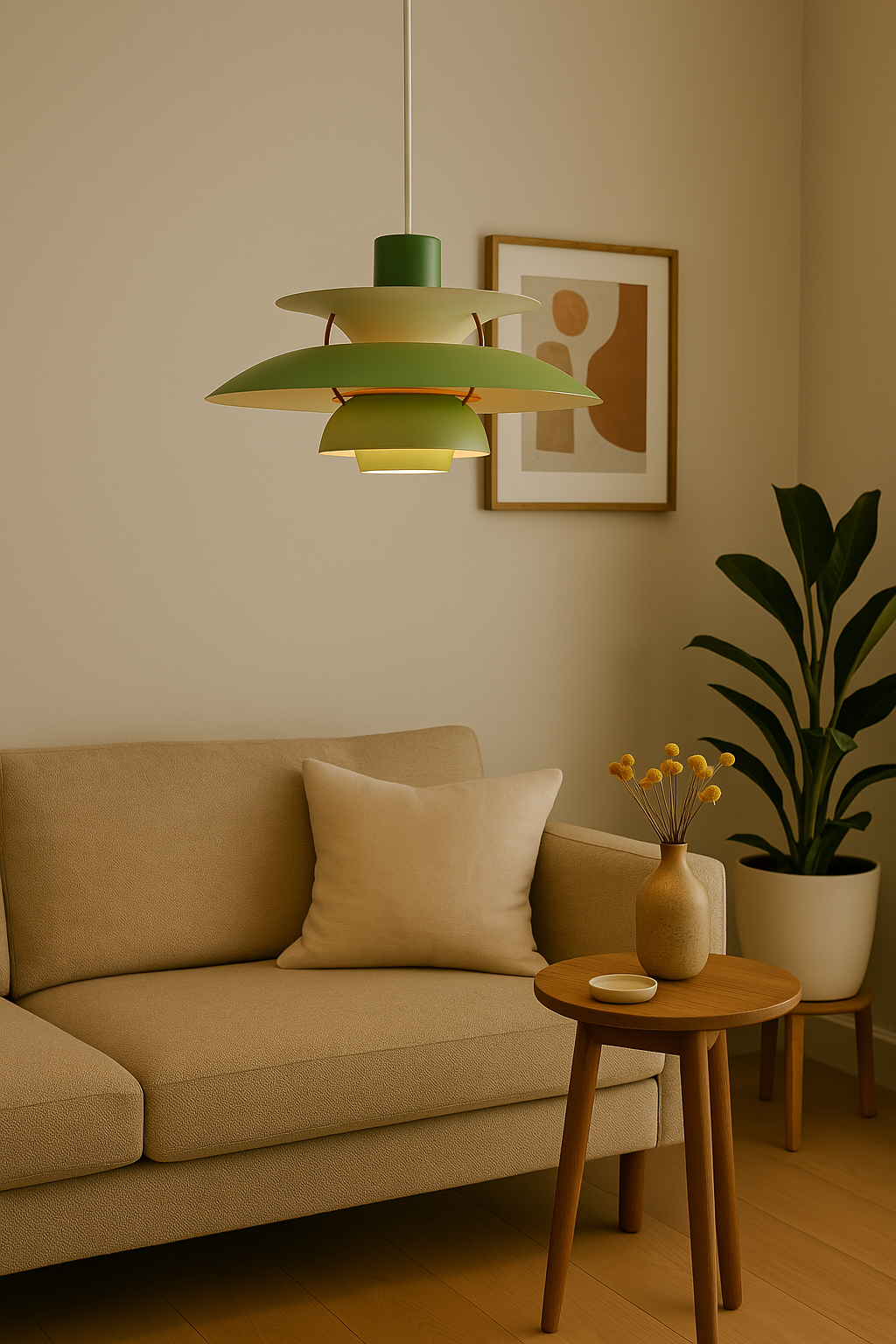 Rund LED Loftlampe Med Dæmpbar, Holdbart Design Til Stuer