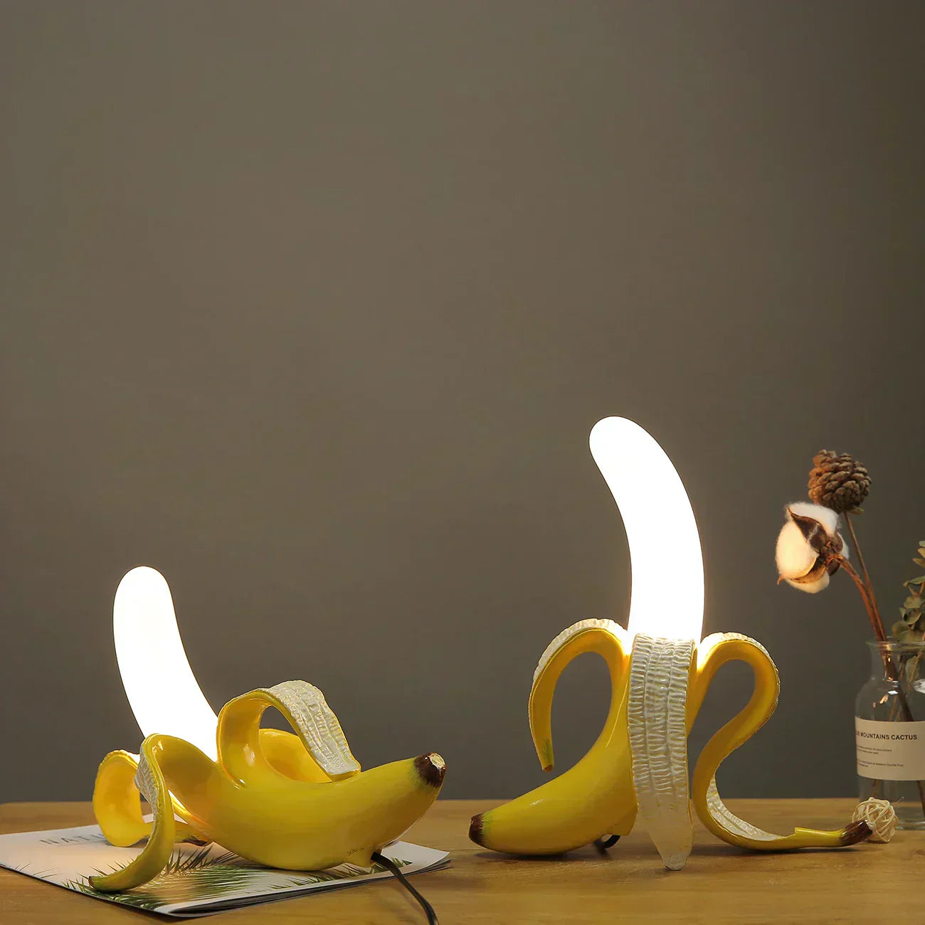BananaShine Banan Lampe Bordlys Til Moderne Hjemmedekoration