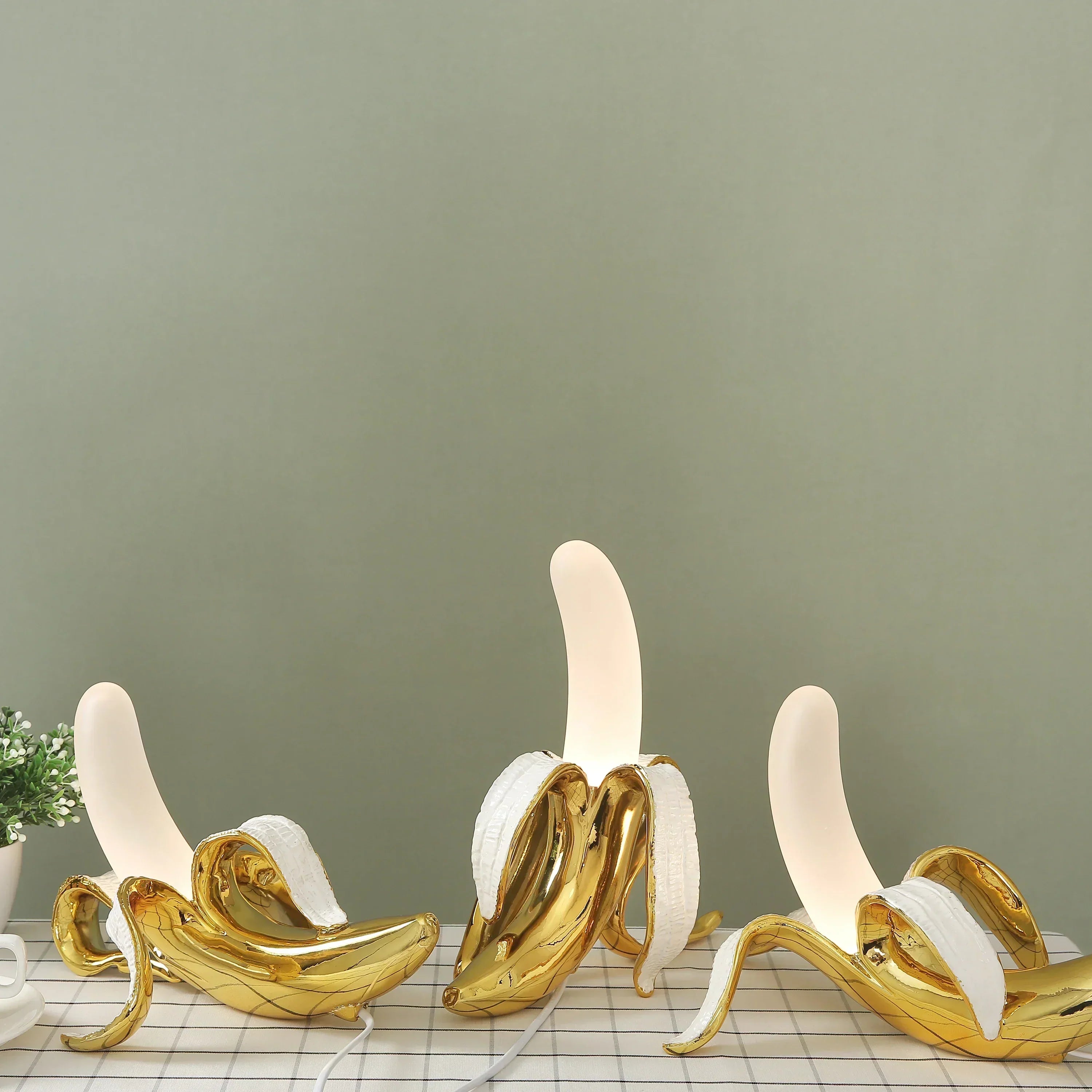 BananaShine Banan Lampe Bordlys Til Moderne Hjemmedekoration