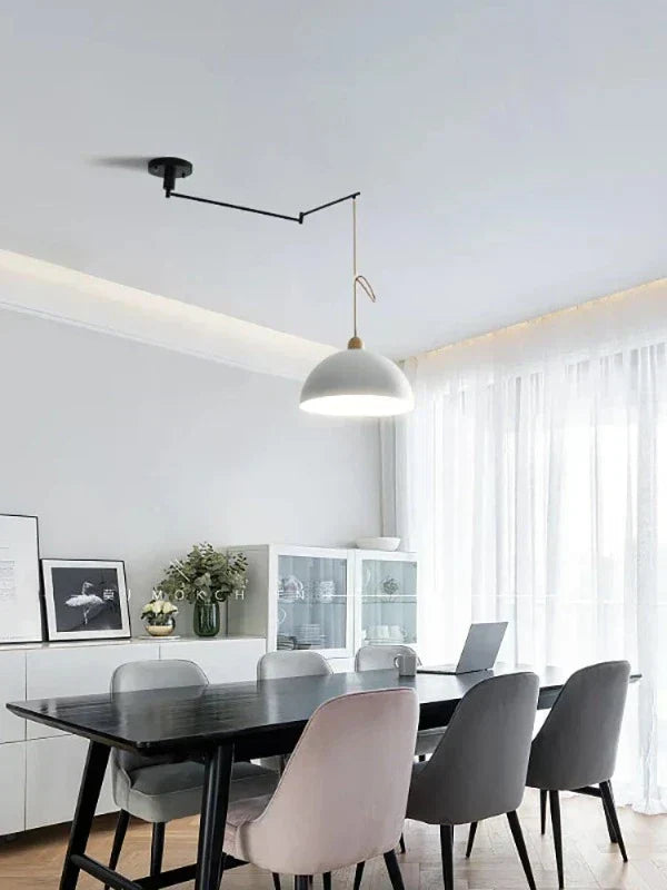 Moderne Loftlampe med Justerbare Lysarme til Fleksibel Belysning