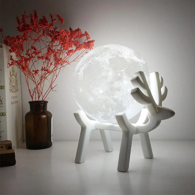 CalmAura – Lampe & Luftfugter med trinløs lysstyrke – Stille