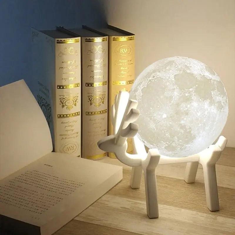 CalmAura – Lampe & Luftfugter med trinløs lysstyrke – Stille