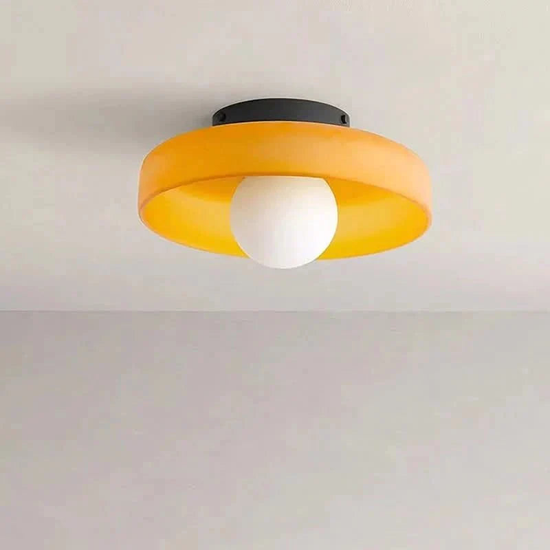 Glas Loftlampe med Skandinavisk Design – Atmosfærisk Belysning til Enhver Indretning