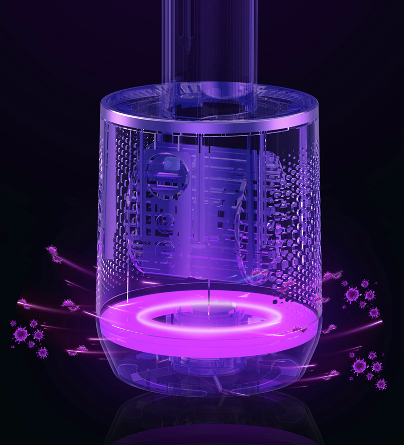 AirPure 3-i-1 Luftkøler med Luftfilter, Oscillation & LED-Touch – Bladfri, stille & moderne