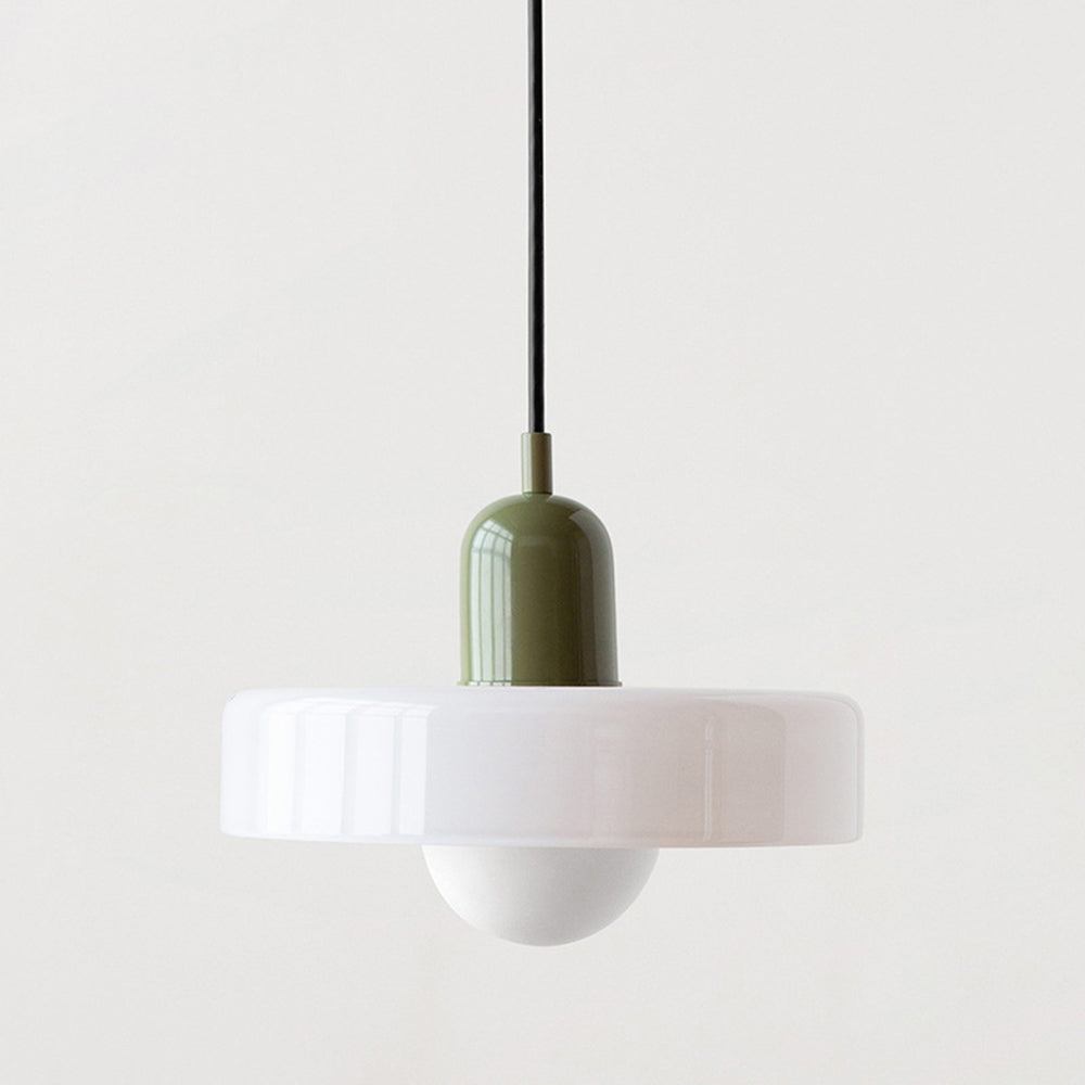 Bauhaus Aurelo Farvet Glas Pendelampe Til Spisestuer