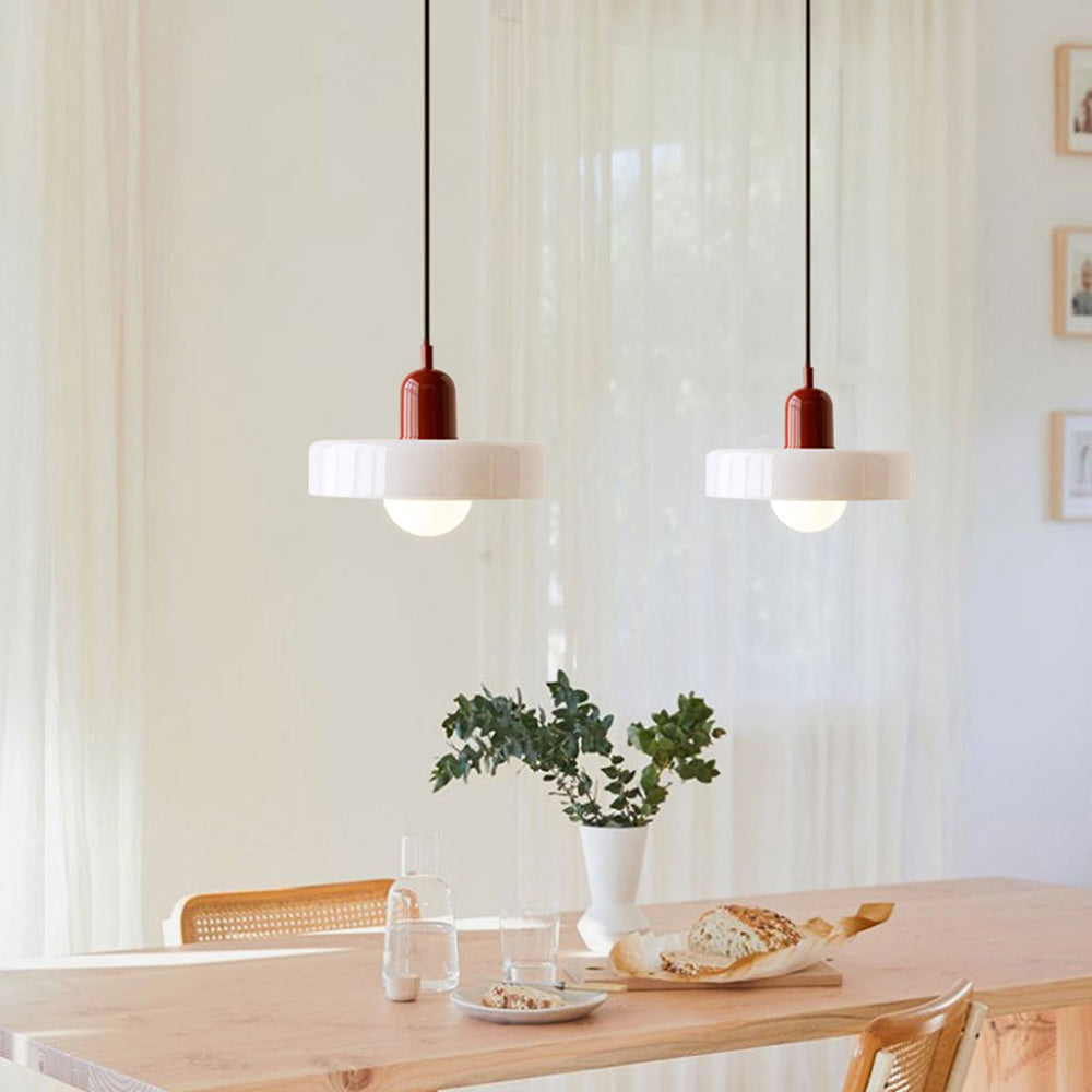 Liora Bauhaus Glas Pendelampe med Højdejustering