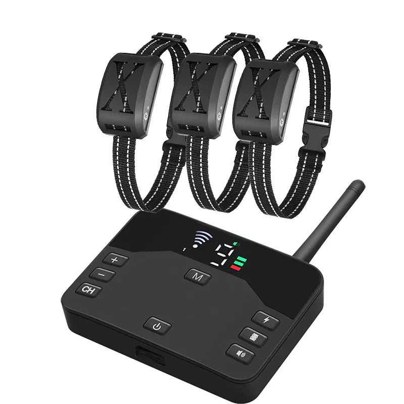 FidoFence Pro Trådløst Hundegitter System Med Halsbånd, 9–240 Meter | Petprovac