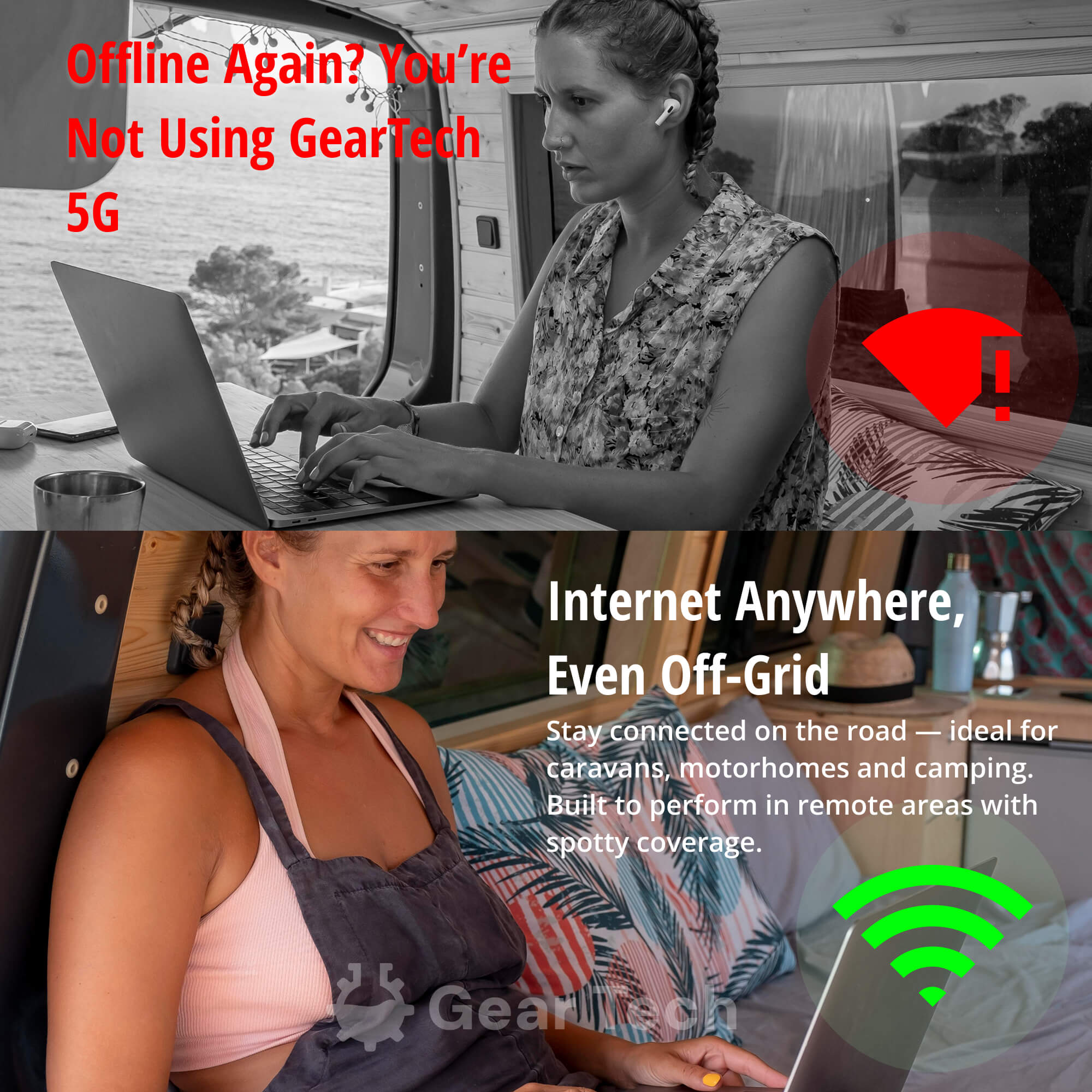 RoamWave 5G Bærbar WiFi Hotspot til Rejse eller Hjemmebrug