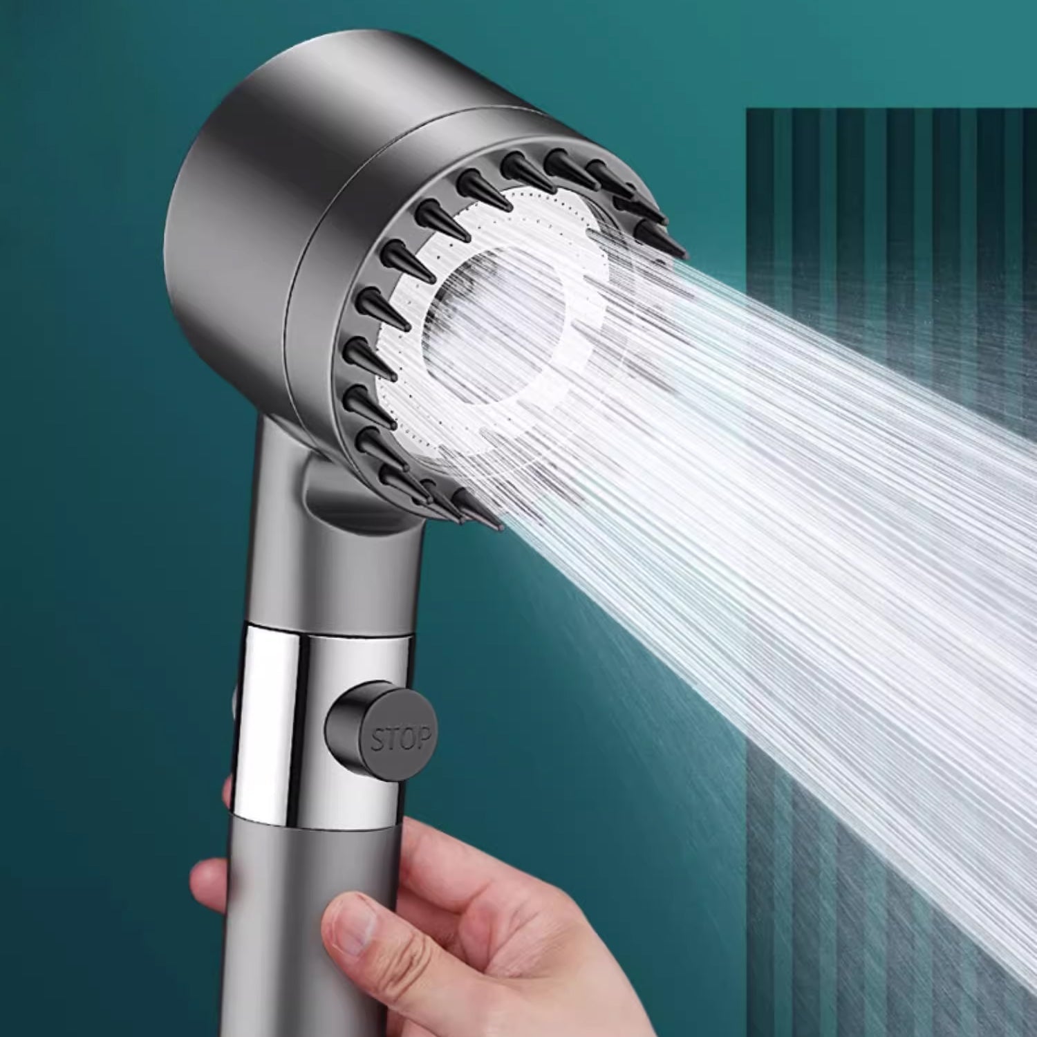 HydraPulse Brusehoved Øger Hjemmets Vandtryk Med Op Til To Hundredrede Procent