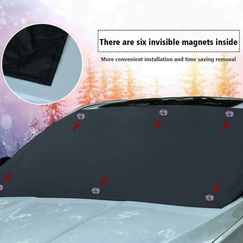 Magnetisk forrude dække – Bilbeskyttelse mod frost, sol og sne