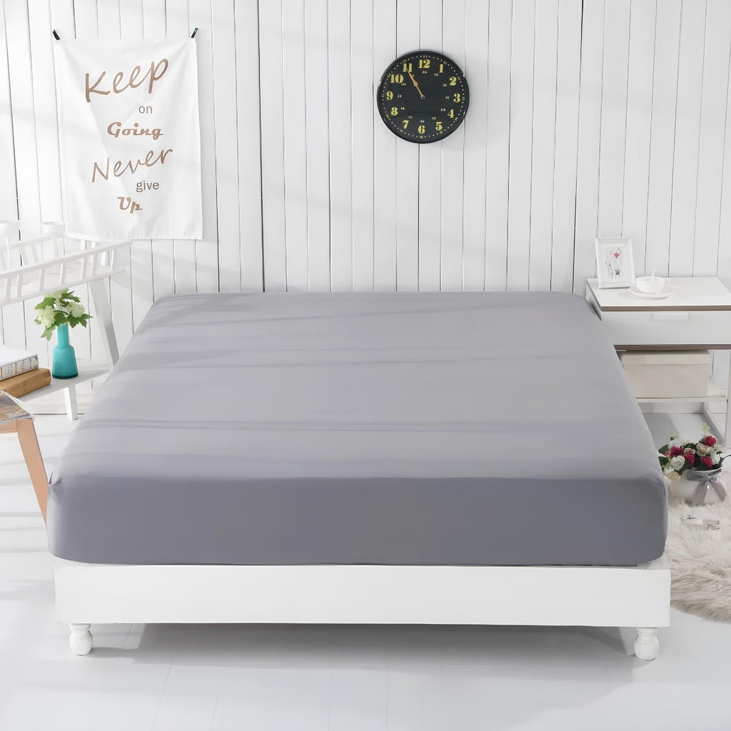 SolaGround Silver Jordseng Fitted Sheet Med Jordkabel