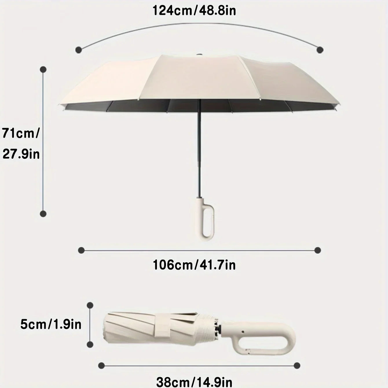 StormGuard Pro Kompakt Paraply