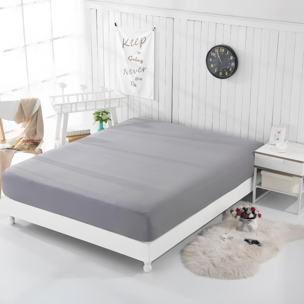 SolaGround Silver Jordseng Fitted Sheet Med Jordkabel