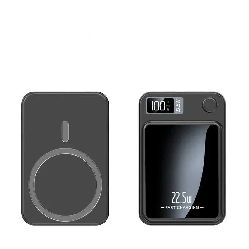 Trådløs Powerbank – 30000 mAh, 22.5W Hurtigopladning & Magnetisk Design