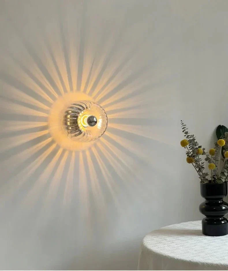 Skandinavisk Bauhaus Væglampe - Nordic Glow