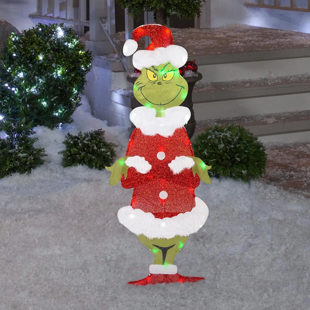 Grinch Julepynt - Glade Have Lyskæder til Højtiden