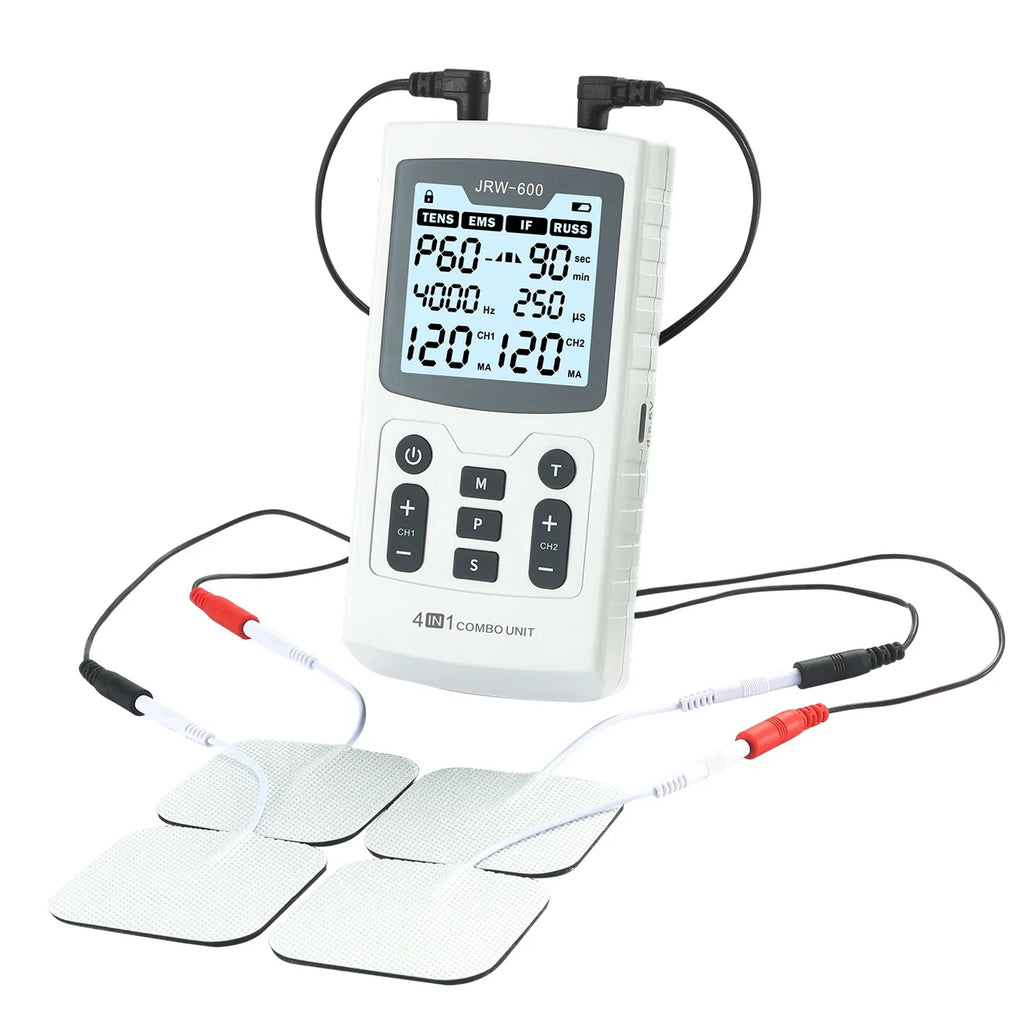 4-i-1 Multi-Mode Terapi Enhed Med 120 Intensitetsniveauer Og 60 Programmer