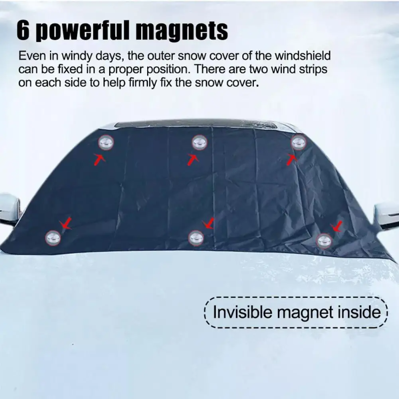 Magnetisk forrude dække – Bilbeskyttelse mod frost, sol og sne