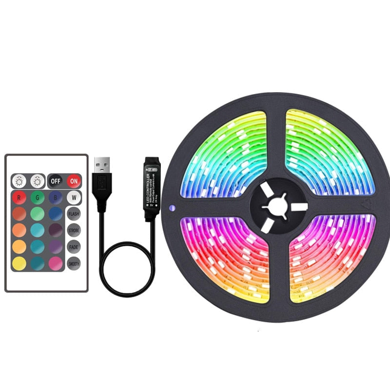1M-20M RGB LED Lysstripe 5V LED