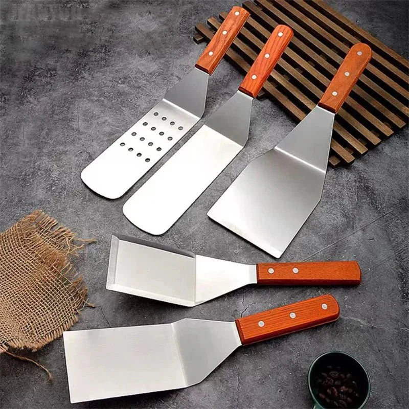 BBQ Spatel i Rustfrit Stål – Grillspatel med Stabil Klinge & Ergonomisk Greb
