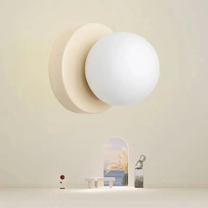 Nordisk G9 Base Glas Væglampe Minimalistisk Sconce til Soveværelse