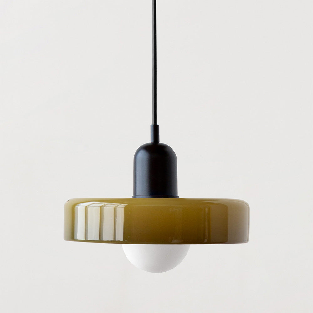 Liora Bauhaus Glas Pendelampe med Højdejustering