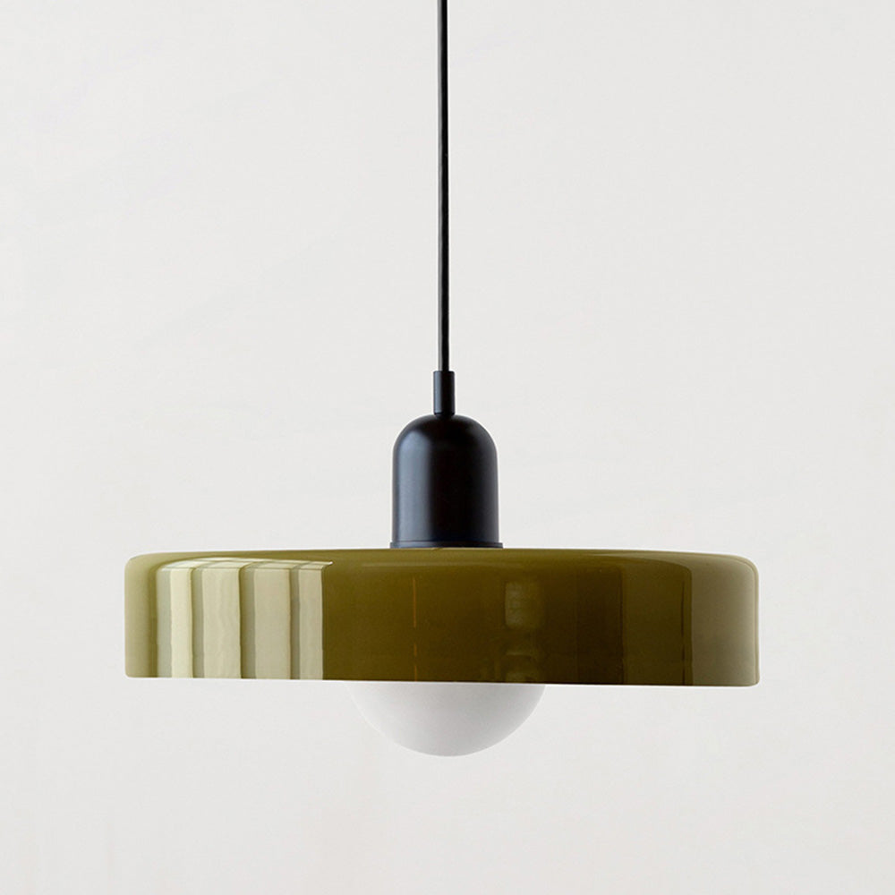 Bauhaus Aurelo Farvet Glas Pendellampe Til Spisestuer