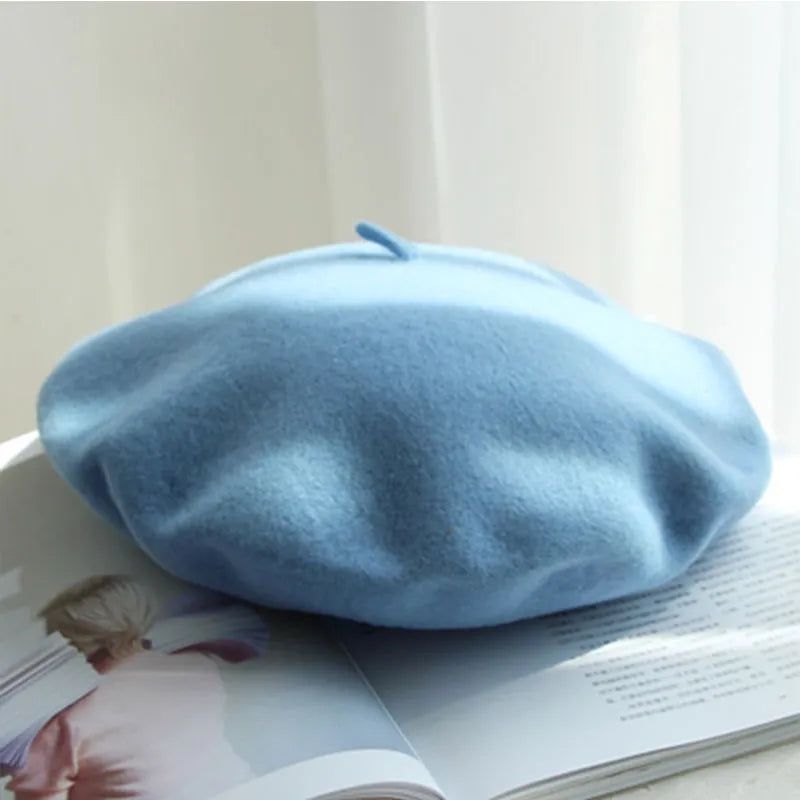 Klassisk Beret – Blødt filtstof, tidløst design & behagelig pasform