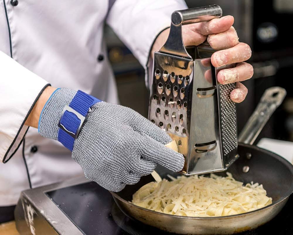 StahlSicherheit Profi – Rustfrit Stål Sikkerhedshandsker Med Maksimal Skærebestandighed