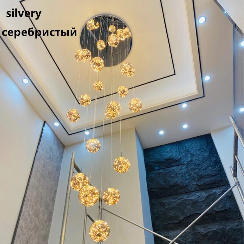 LuminaOrb Glas Globus Trappe Kranse Ambient Glow