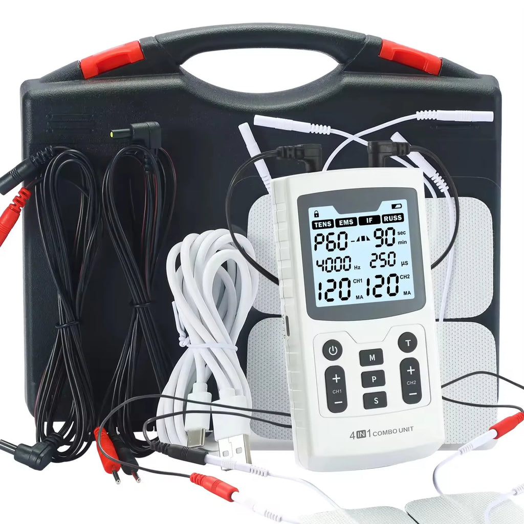 4-i-1 Multi-Mode Terapi Enhed Med 120 Intensitetsniveauer Og 60 Programmer