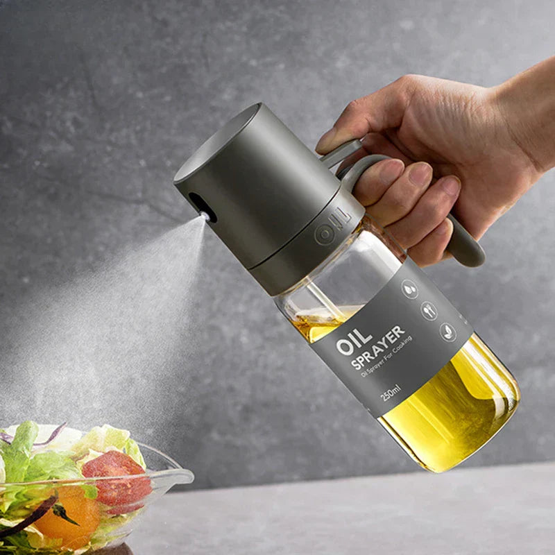 Gourmet Mist 250ml Høj Borosilikatglas Olie Sprayflaske – Perfekt til Sund Madlavning