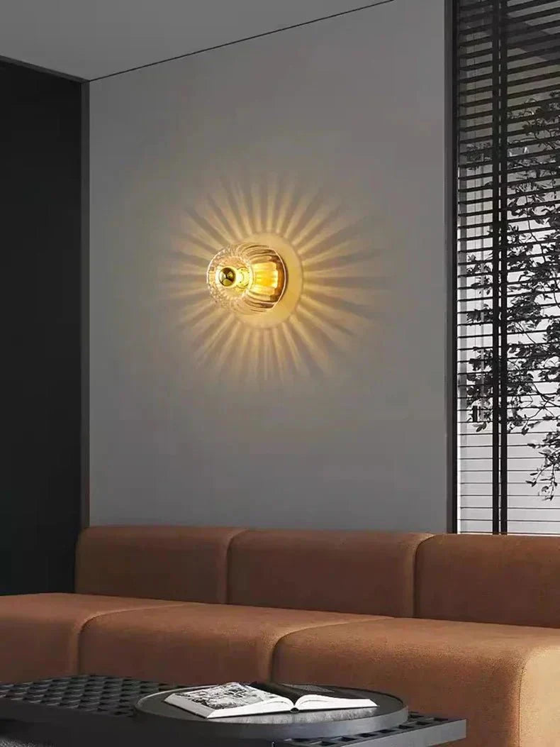 Skandinavisk Bauhaus Væglampe - Nordic Glow