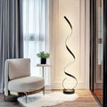 Istanbul LED Spiral Gulvlampe Energisparende Belysning, Elegant Design
