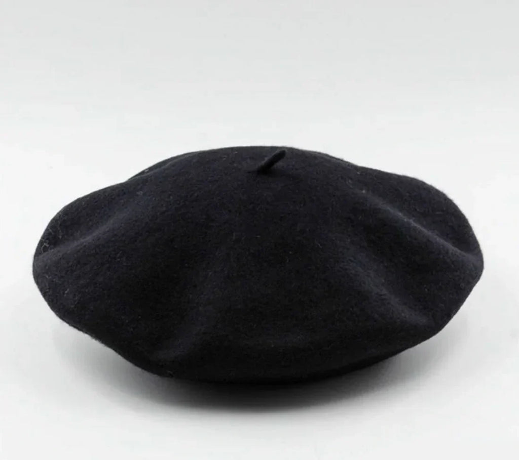 Klassisk Beret – Blødt filtstof, tidløst design & behagelig pasform