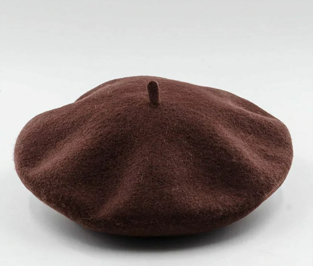 Klassisk Beret – Blødt filtstof, tidløst design & behagelig pasform