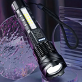 Højtydende militær lommelygte med 5000 lumen