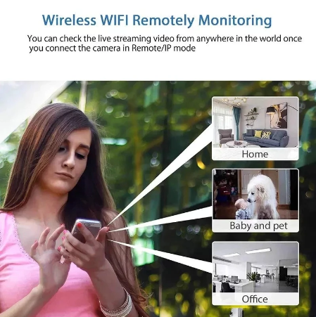 NovaGuard 1080P Mini Vandtæt WiFi Overvågningskamera med 160-Graders Nattesyn | Petprovac