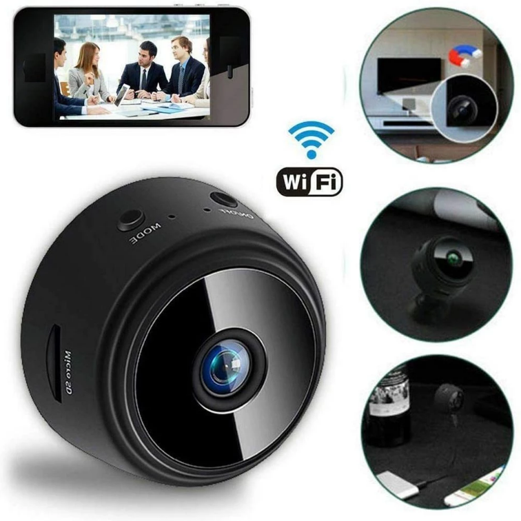 Lumi Mini 1080P Trådløs Spionkamera Med Nattesyn Og Stemmesk recorder
