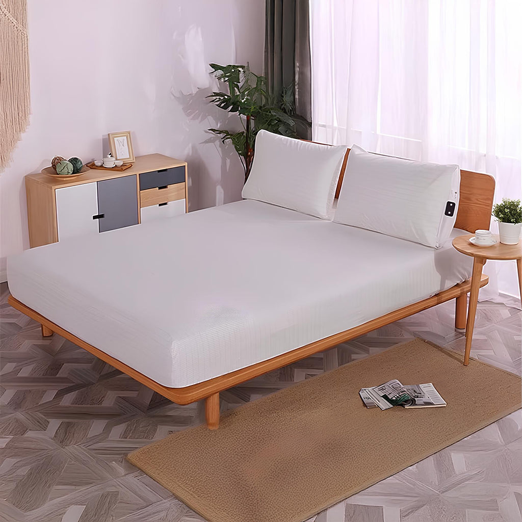 SolaGround Silver Jordseng Fitted Sheet Med Jordkabel
