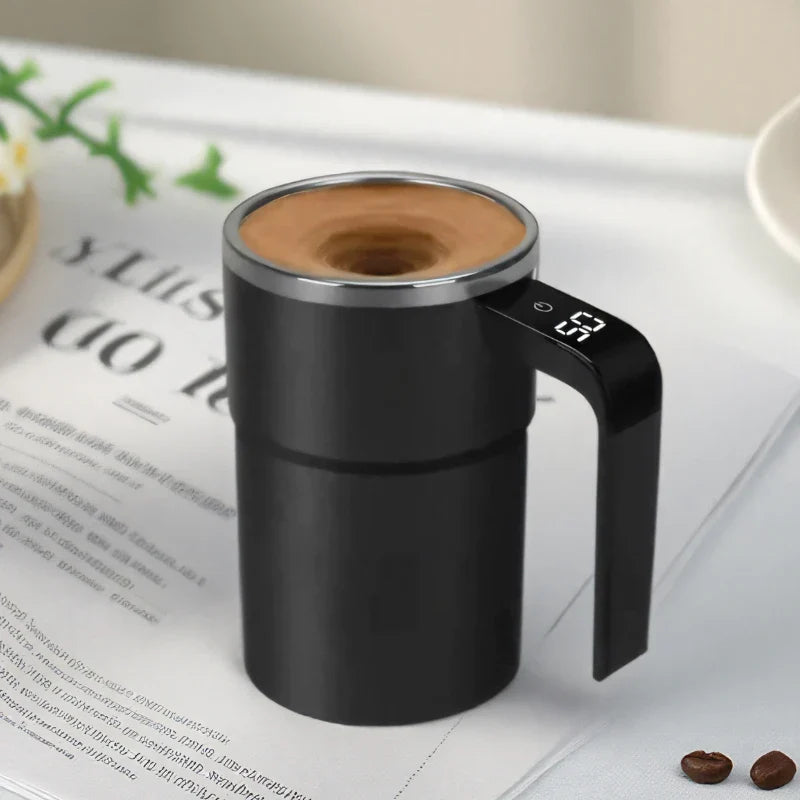 Selvrørende krus med LCD & USB | Automatisk krus til kaffe og mere | RørMester
