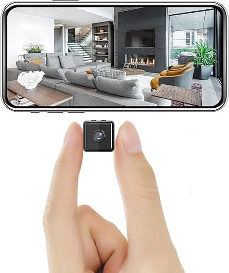 1080P Mini sikkerhedskamera med bevægelsesdetektion og appkontrol