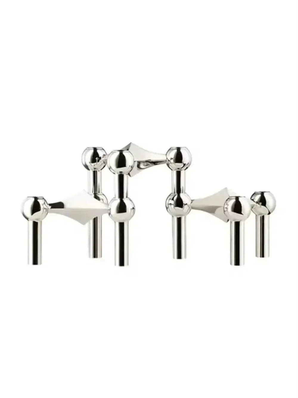 Metall Lysestage – Modulært Molekyl Design, Bord & Dekor