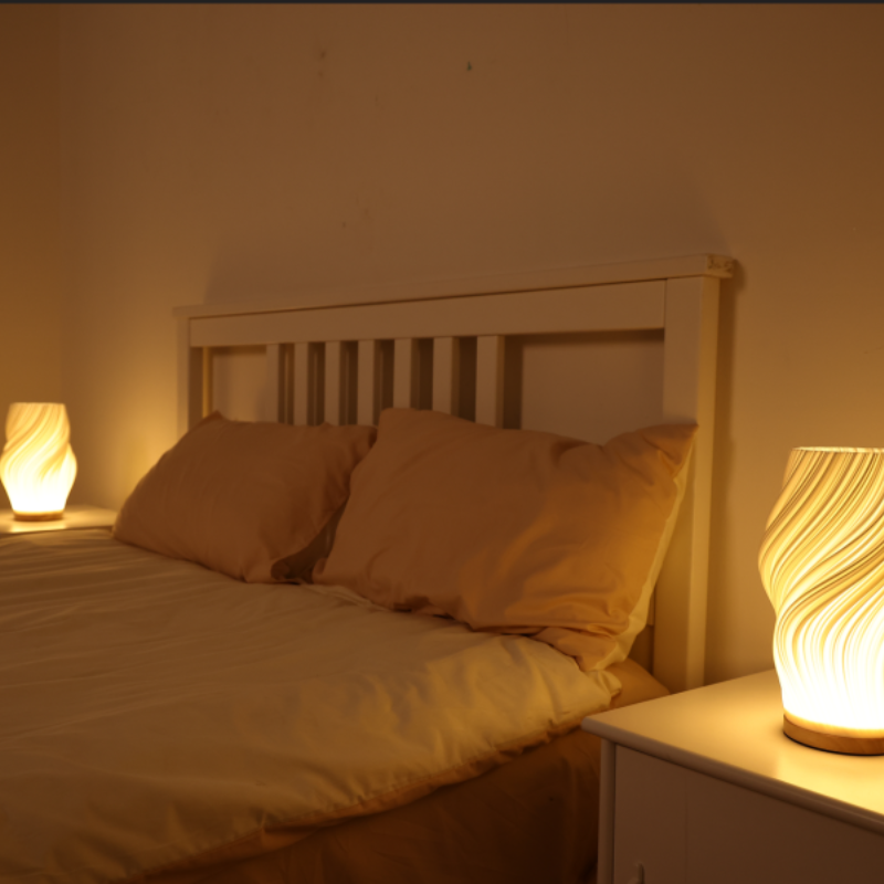 Serene Wave Dæmpbar Lampe – Skab den Perfekte Atmosfære i Dit Interiør