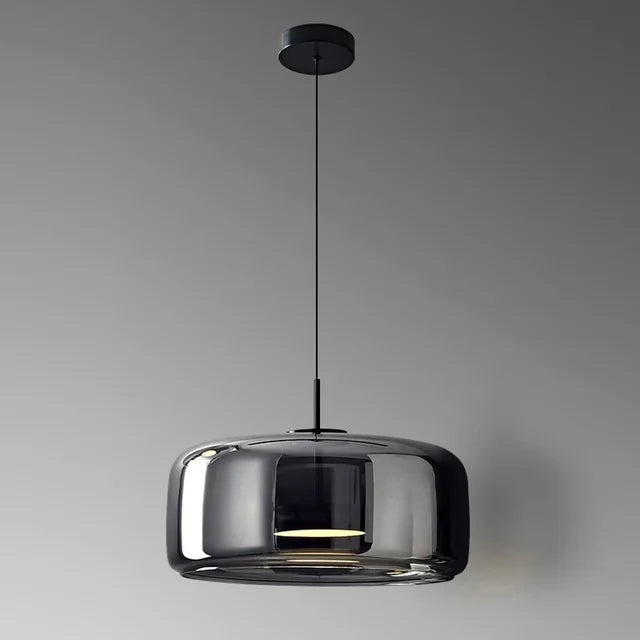 SleekChic Moderne Glaskuppel Lysarmatur Kranse til Stuer