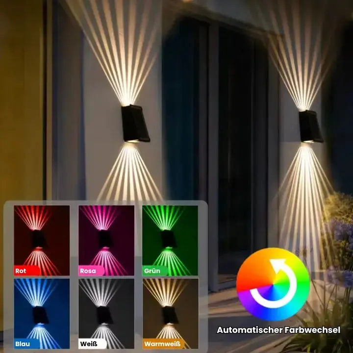 Solarlys med farvespil – Til stilfulde aftener i haven